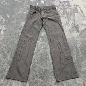 Noble Outfitters Flex Canvas Work Pant Mens 32x34 Asphalt flex straight leg